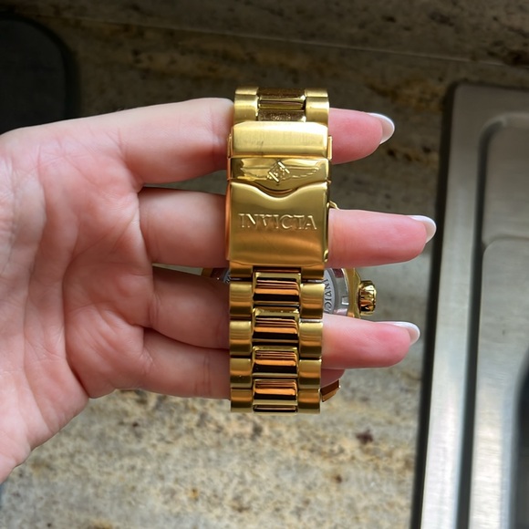 Invicta Pro Diver Blue Dial Gold Ion-plated Men's Watch 15347 - Picture 3 of 5